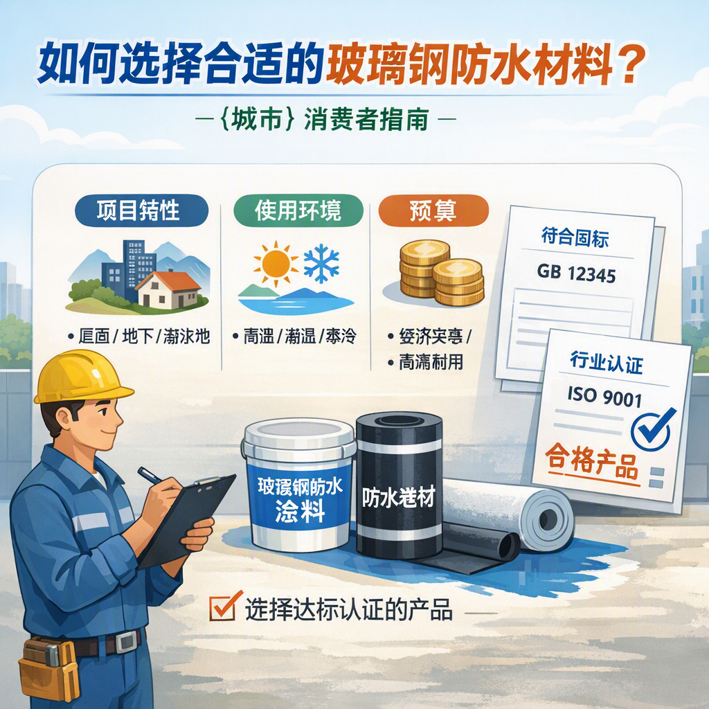 如何判定玻璃钢防水材料的合格标准？ 巴中 消费者指南