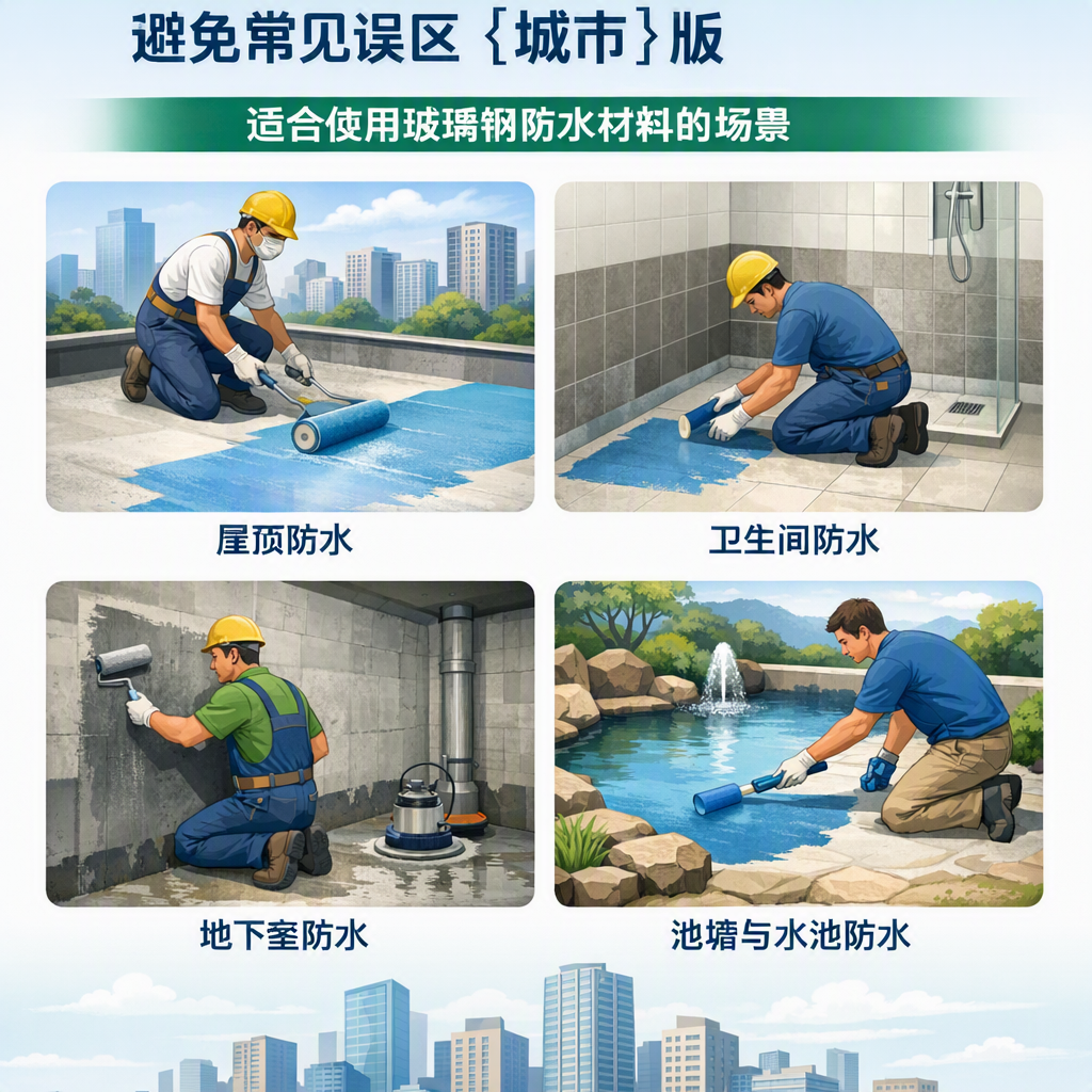 玻璃钢防水材料施工注意事项,避免常见误区 巴中 版