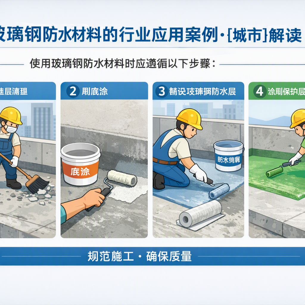 玻璃钢防水材料的行业应用案例,巴中解读